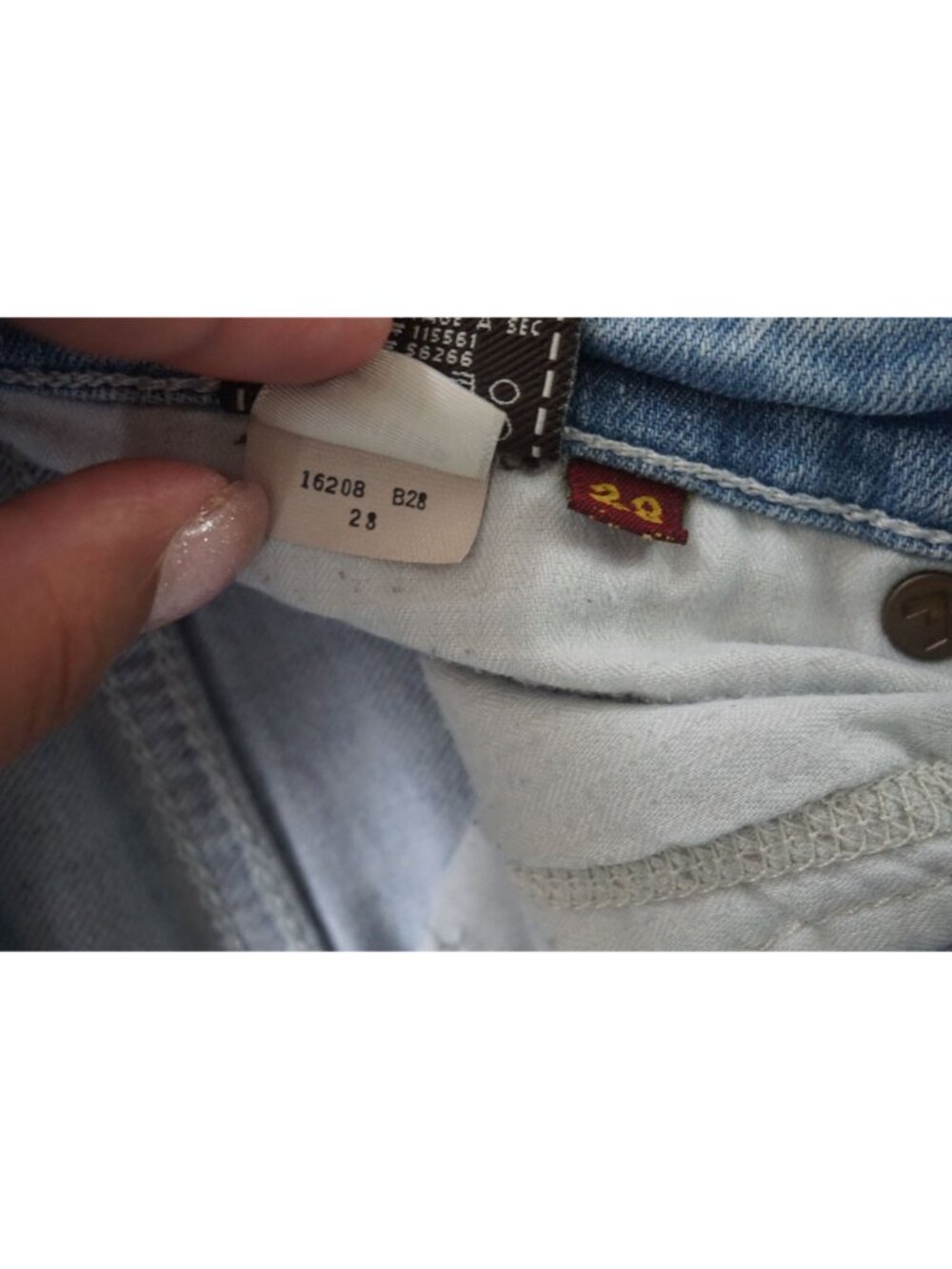 7 For All Mankind Women Blue Skinny Jeans – Size 28 - Picture 8 of 11